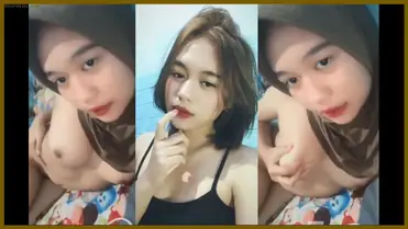Cewe Jilbab Cantik Tocil Colmek Karena Kesepian